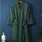 Cotton Waffle Kimono Bathrobe Yukata Style Couple Loungewear 2