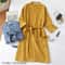 Cotton Waffle Kimono Bathrobe Yukata Style Couple Loungewear 6