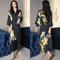 Floral Rayon Kimono Long Bathrobe For Women Spring Summer Loungewear 6