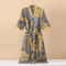 Cotton Printed Kimono Bathrobe Quick Dry Summer Home Wear 10