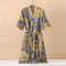 Cotton Printed Kimono Bathrobe Quick Dry Summer Home Wear 10