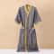 Cotton Printed Kimono Bathrobe Quick Dry Summer Home Wear 3