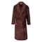 Winter Thick Coral Fleece Couple Robe Plush Flannel Kimono Gown 14