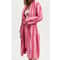 Comfort Womens Towel Robe Lace Up Printed Classic Spa Bathrobe 2