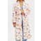 Comfort Womens Towel Robe Lace Up Printed Classic Spa Bathrobe 8
