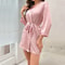 Short Satin Kimono Bride Bridesmaid Getting Ready Robe For Women 7