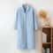 Winter Cotton Padded Dressing Gown Long Sleeve Warm Womens Home Robe 4