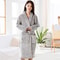 Thick Flannel Coral Velvet Winter Couple Robe Large Size Homewear 7
