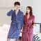 Thick Flannel Coral Velvet Winter Couple Robe Large Size Homewear 0