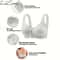 Fallsweet Seamless Front Closure Wire Free Push Up Bralette Full Coverage 11