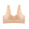 Large Size Seamless Wire Free Push Up Bra Soft Support Adjustable Bralette 2