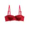 French Style Lace Half Cup Push Up Bra Deep V Sexy Bralette 3