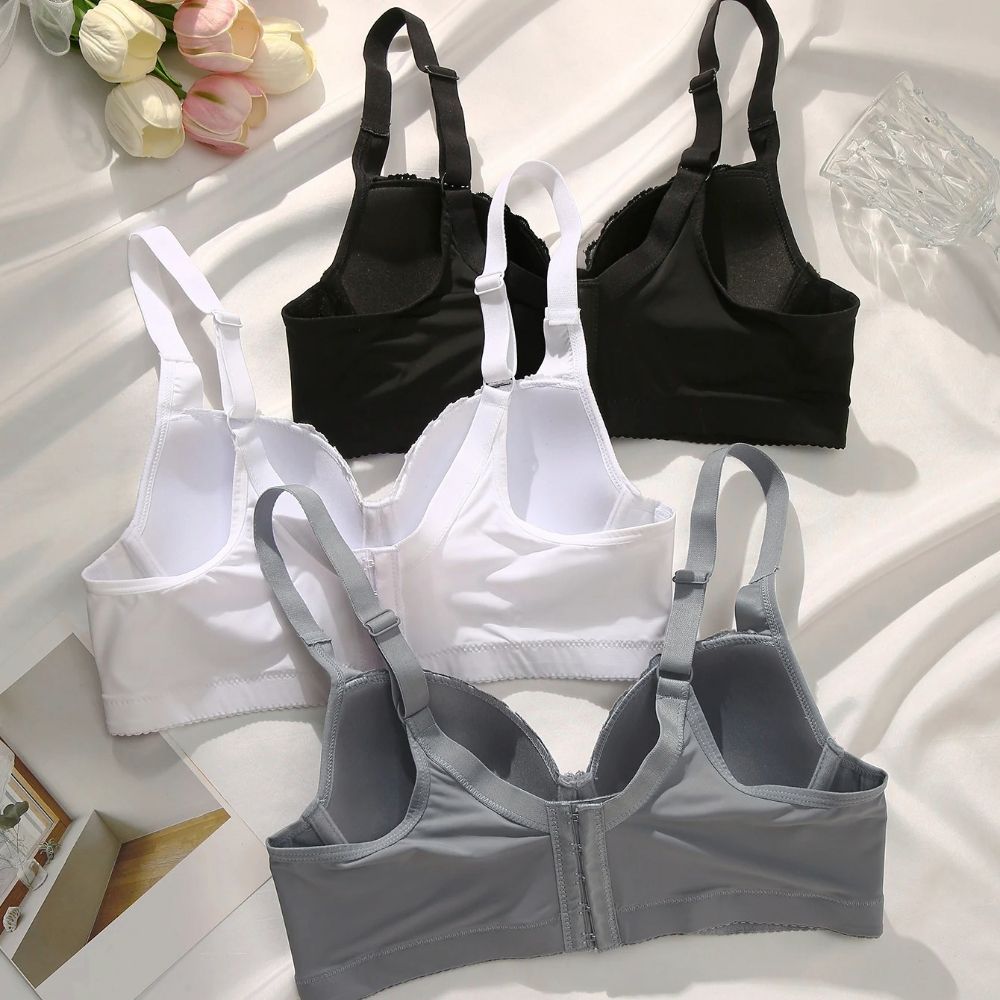 Sexy Lace Underwire Push Up Bra All Season Multi Color Lingerie 0