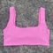 High Impact Push Up Sports Bra Breathable Yoga Workout Tank 4
