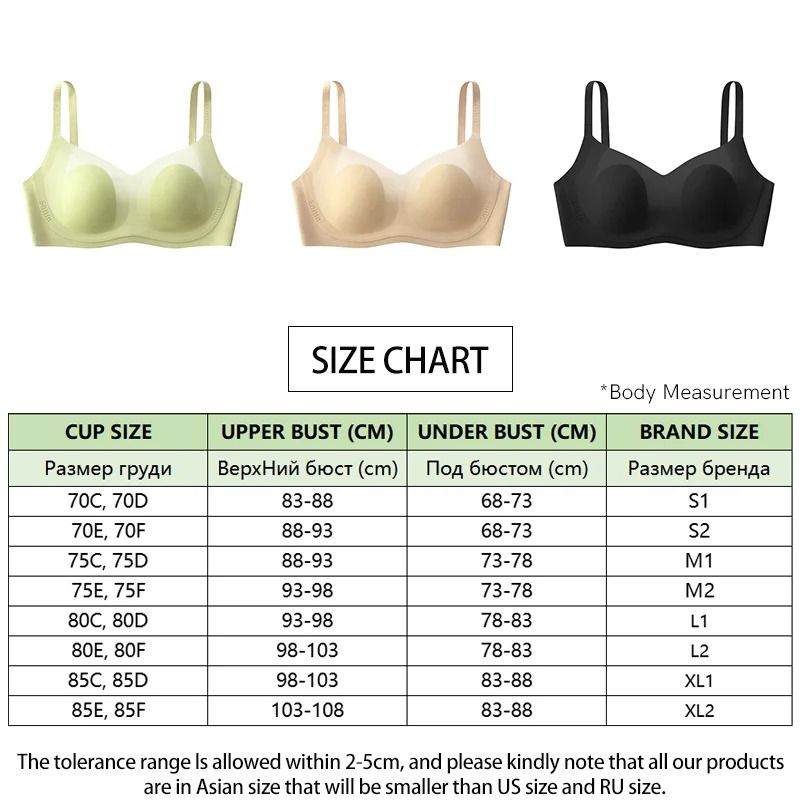SUJIIN Wireless Full Coverage Push Up Bra For Big Breasts 4