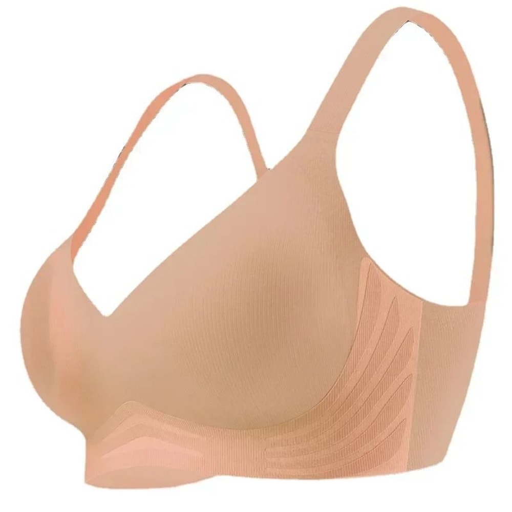 SUJIIN Wireless Push Up Bra Seamless Cooling Comfort Bralette 1