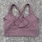 Cross Strap High Impact Sports Bra Push Up Yoga Crop Top 5