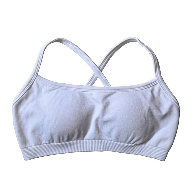 Seamless Cross Back Yoga Bra High Support Push Up Workout Bra 8