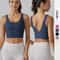 Push Up Yoga Tank Top Breathable Fitness Gym Sports Bra Vest 0
