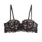 Floral Half Cup Lace Bra Push Up Underwire Lingerie 2