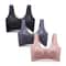 FallSweet 3 Pack Lace Push Up Bra Wireless Deep V Bralette Set L To 5XL 7
