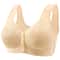 ComfortEase Front Buckle Wireless Sleep Bra Gathering Vest Style 1