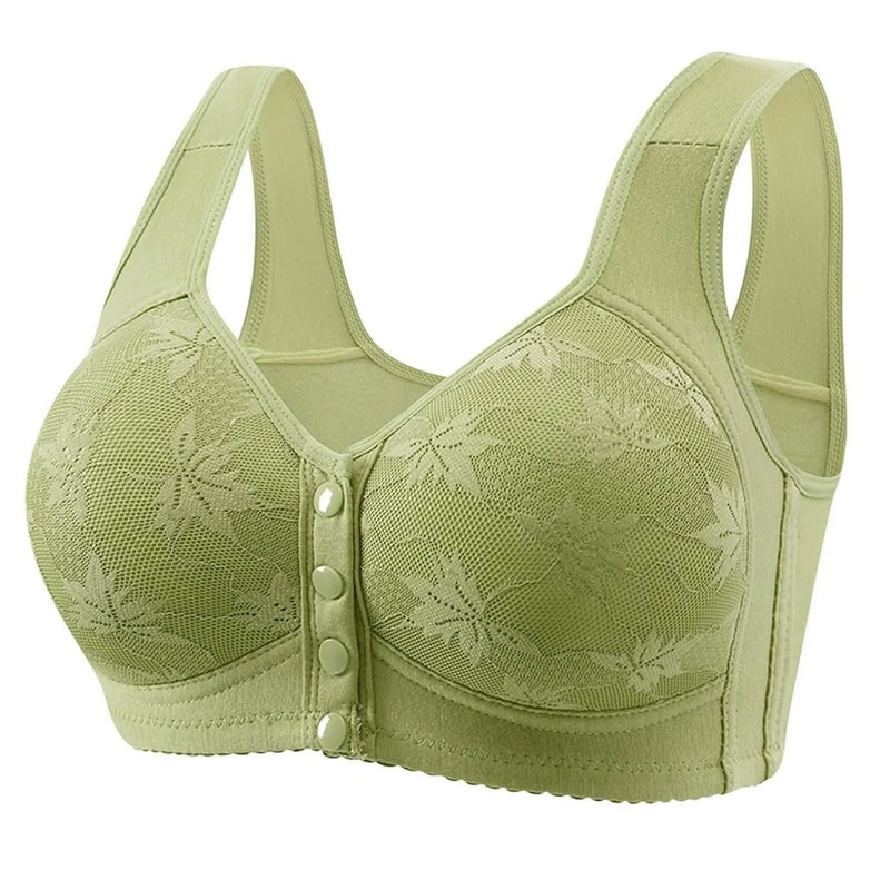 ComfortEase Front Buckle Wireless Sleep Bra Gathering Vest Style 4