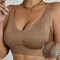SmoothLift Wireless Seamless Bra Traceless Gathering Comfort Fit 9