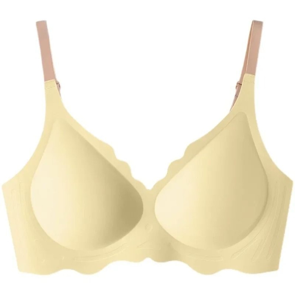 PureComfort Seamless Wireless Beauty Back Bra Adjustable Support 11