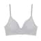 FINETOO Wireless Deep V Bralette Padded Knitted Stripe Bra 3