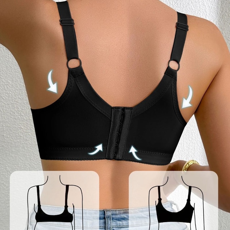 ElegantLift Lace Underwire Push Up Minimizer Bra ABCD Cup 3