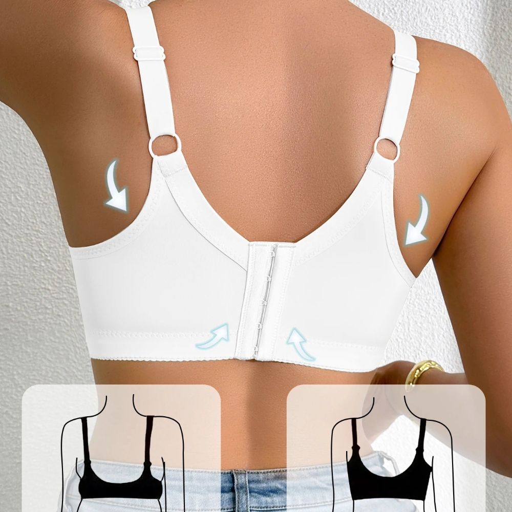 ElegantLift Lace Underwire Push Up Minimizer Bra ABCD Cup 5