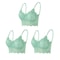 Elegance 3 Pack Lace Bralette Wireless Seamless Lingerie Top 7