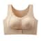 CAITING Seamless Posture Correction Bra Wireless Front Closure Cross Back 5
