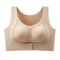 CAITING Seamless Posture Correction Bra Wireless Front Closure Cross Back 5