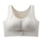 CAITING Seamless Posture Correction Bra Wireless Front Closure Cross Back 3