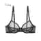 Varsbaby Sheer Mesh Underwire Bra Ultra Thin Unlined CDE Cup 0