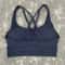 PowerCross High Strength Fitness Bra Cross Back Padded Top 0