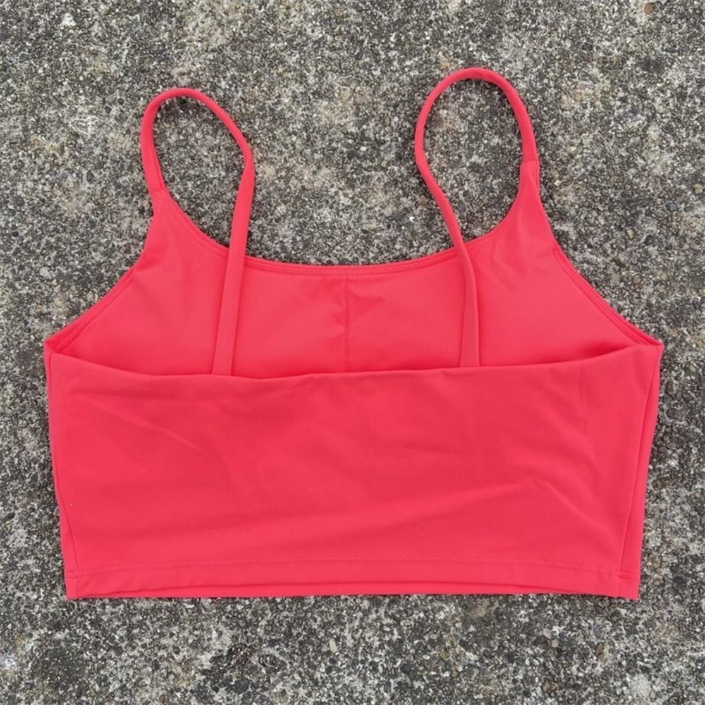 FlexEdge Backless Sports Bra High Impact Yoga Crop Top 5