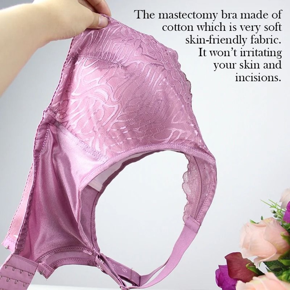 ComfortCare Mastectomy Bra With Pockets For Silicone Breast Forms 8