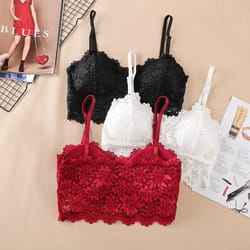 allure lace wireless bralette padded seamless ultra strap