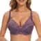 Classic Elegance Plus Size Lace Underwire Bra C D Cup 10
