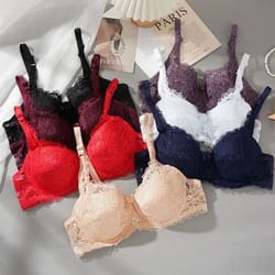 classic elegance plus size lace underwire bra c d cup