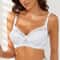 Classic Elegance Plus Size Lace Underwire Bra C D Cup 12