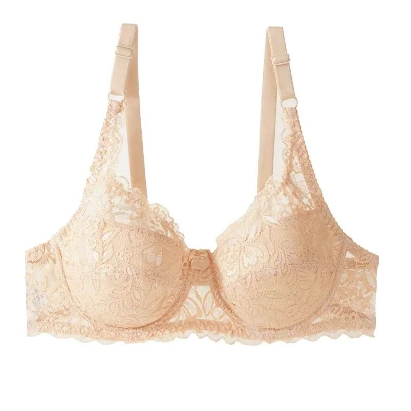 Classic Elegance Plus Size Lace Underwire Bra C D Cup 4