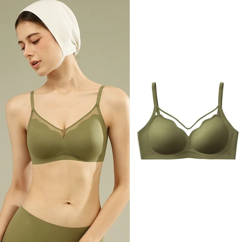 SUJIIN Seamless Wireless Push Up Bra Everyday Support Lift MX228 5