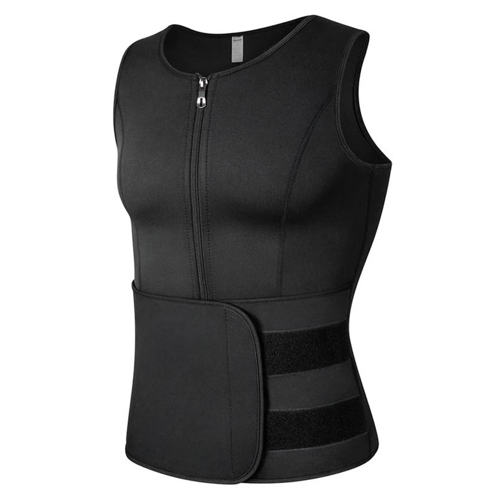 ThermoFit Mens Sauna Suit Vest Body Shaper Waist Trainer 1