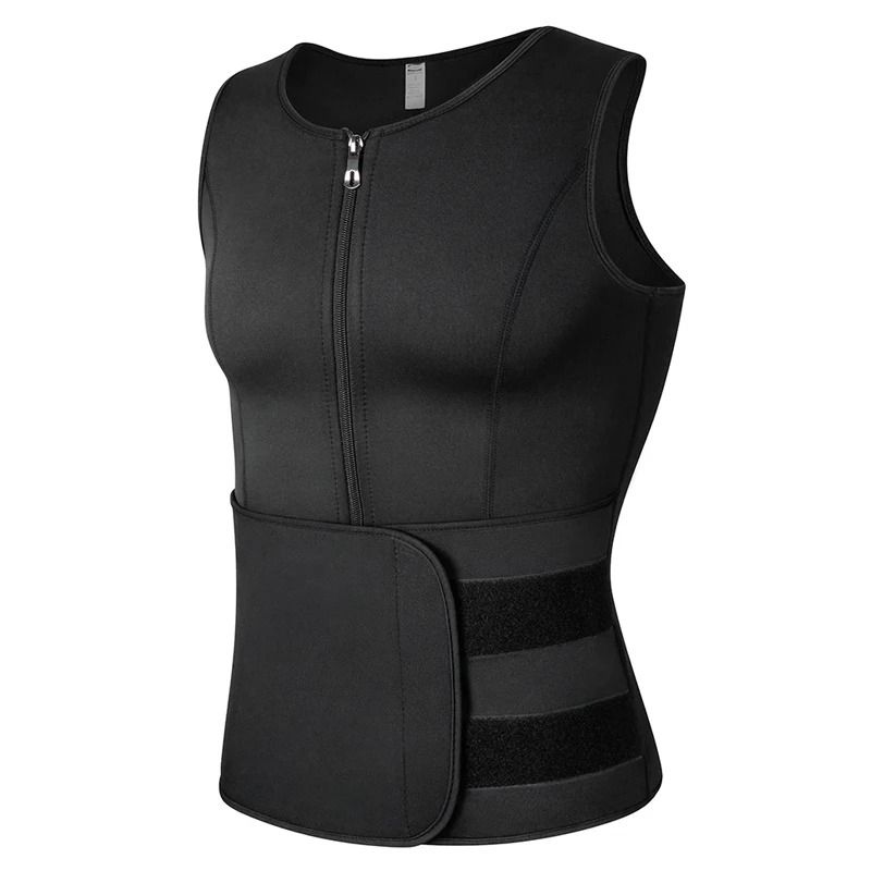 ThermoFit Mens Sauna Suit Vest Body Shaper Waist Trainer 1