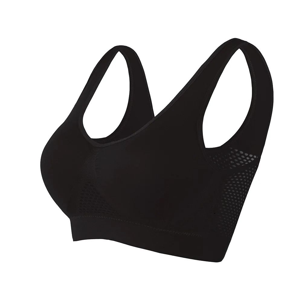 ActiveCurve Hollow Out Sports Bra Wireless Padded Crop Top S To 6XL 1