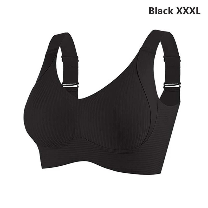 FlexSupport Seamless Wire Free Plus Size Bra With Removable Pads 9